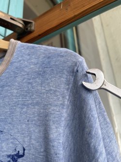 画像6: VINTAGE 70s FRED WALL LONDON KNUCKLEHEAD RINGER T-SHIRT 