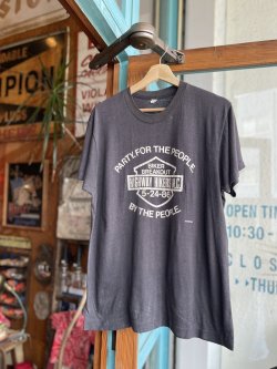 画像1: VINTAGE 80s HIGHWAY HIKERS M.C. MOTORCYCLE T-SHIRT   