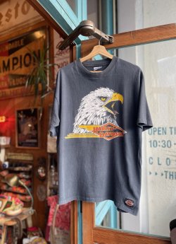画像1: VINTAGE 80s HARLEY DAVIDSON EAGLE LOGO T-SHIRT XL