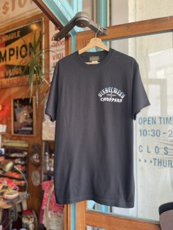 画像2: SIXHELMETS CHOPPERS T-SHIRT DRAWN BY POTS DESIGN BLACK
