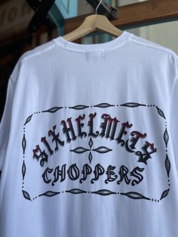 画像4: SIXHELMETS CHOPPERS T-SHIRT DRAWN BY POTS DESIGN WHITE