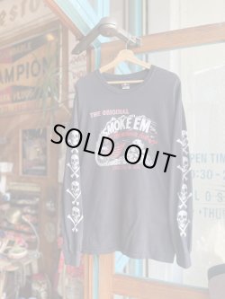 画像1: THE ORIGINAL SMOKE'EM TIL' THE WHEELS FALL OFF LONG SLEEVE T-SHIRT M