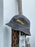 SIXHELMETS CHOPPERS BUCKET HAT BLACK DENIM