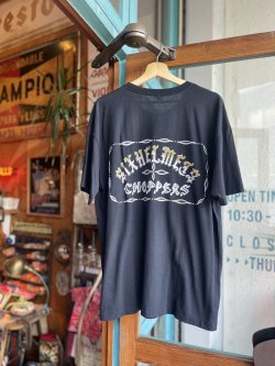 画像1: SIXHELMETS CHOPPERS T-SHIRT DRAWN BY POTS DESIGN XL