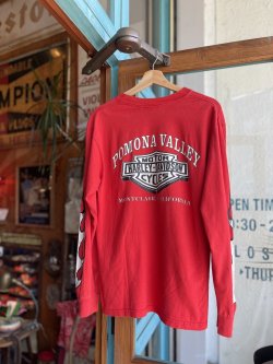 画像1: 90s HARLEY DAVIDSON BAR&SHIELD POMONA VALLEY LONG SLEEVE POCKET T-SHIRT M