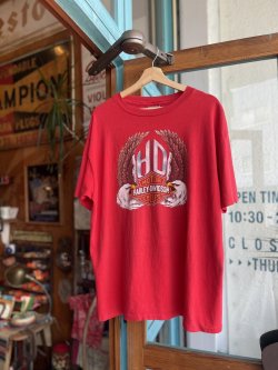 画像1: VINTAGE 1986 HARLEY DAVIDSON EAGLE LOGO T-SHIRT XXL