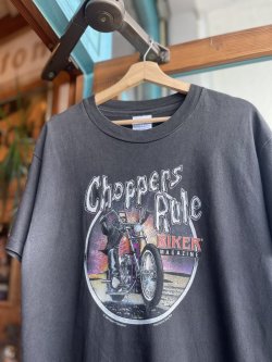 画像4: 1996 BIKER MAGAZINE CHOPPERS RULE T-SHIRT M