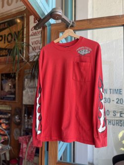 画像2: 90s HARLEY DAVIDSON BAR&SHIELD POMONA VALLEY LONG SLEEVE POCKET T-SHIRT M