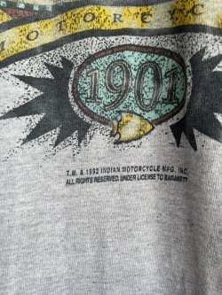 画像4: 1992 INDIAN MOTORCYCLE T-SHIRT 