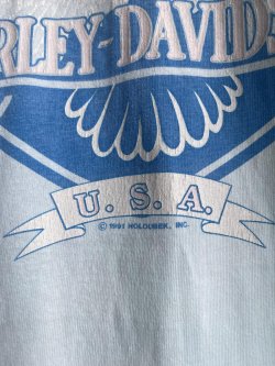 画像5: 1991 HARLEY DAVIDSON EAGLE LOGO T-SHIRT M