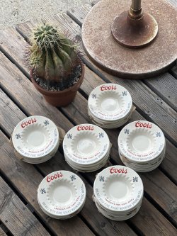 画像1: VINTAGE COORS BEER CERAMIC ASHTRAY