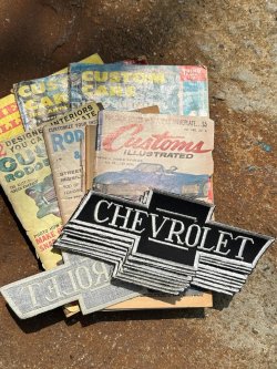 画像2: VINTAGE 70s CHEVROLET BOWTIE PATCH