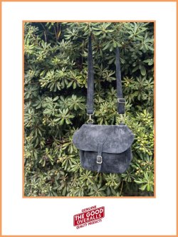 画像1: THE GOOD MUSSETTE SUEDE LEATHER BAG