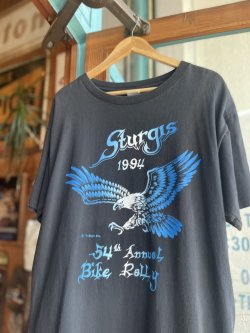 画像4: 1994 STURGIS BLACK HILLS RALLY EAGLE LOGO T-SHIRT L