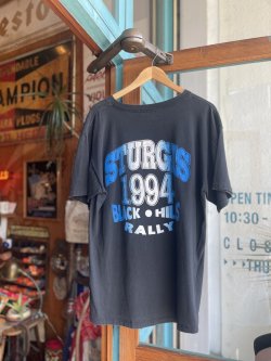 画像2: 1994 STURGIS BLACK HILLS RALLY EAGLE LOGO T-SHIRT L