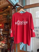 VINTAGE 70s COORS FOOTBALL SHIRT XL