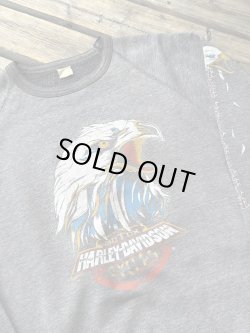 画像4: VINTAGE 70-80s HARLEY DAVIDSON EAGLE BAR&SHIELD LOGO SWEATSHIRT