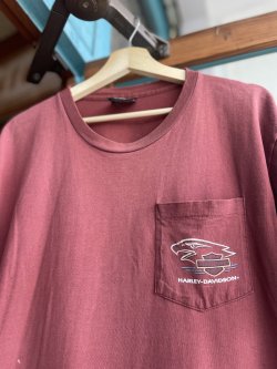 画像5: 1997 HARLEY DAVIDSON WILKINS 50th ANNIVERSARY POCKET T-SHIRT L