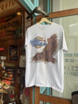 90s HARLEY DAVIDSON EAGLE LOGO BAR&SHIELD T-SHIRT M