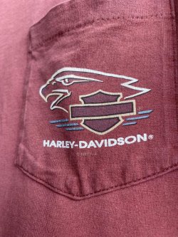 画像6: 1997 HARLEY DAVIDSON WILKINS 50th ANNIVERSARY POCKET T-SHIRT L