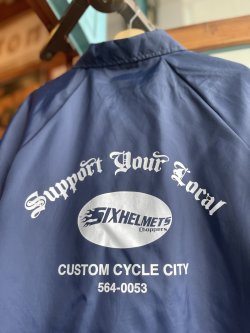 画像4: SIXHELMETS CHOPPERS “SUPPORT YOUR LOCAL” OLD COACH JACKET NAVY XL