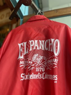 画像4: EL PANCHO×SIXHELMETS CABRONES OLD COACH JACKET RED L