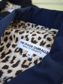 画像3: THE GOOD DRIZZLER JACKET LEOPARD NAVY