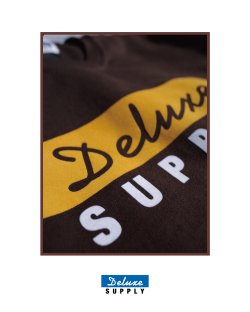 画像3: THE DELUXE SUPPLY LOGO SWEATSHIRT BROWN