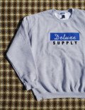 THE DELUXE SUPPLY LOGO SWEATSHIRT GRAY