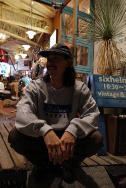 画像4: THE DELUXE SUPPLY LOGO SWEATSHIRT GRAY