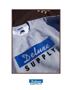 画像3: THE DELUXE SUPPLY LOGO SWEATSHIRT GRAY