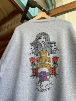 画像4: SIXHELMETS CHOPPERS “MI VIDA LOCA” VTG SWEATSHIRT DRAWN BY BOULEVARD FEVER ART 3XL