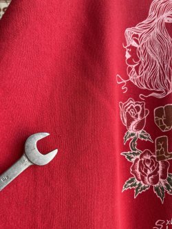 画像6: SIXHELMETS CHOPPERS “MI VIDA LOCA” VTG SWEATSHIRT DRAWN BY BOULEVARD FEVER ART L