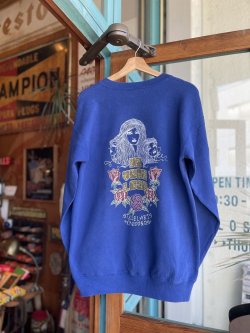 画像1: SIXHELMETS CHOPPERS “MI VIDA LOCA” VTG SWEATSHIRT DRAWN BY BOULEVARD FEVER ART 