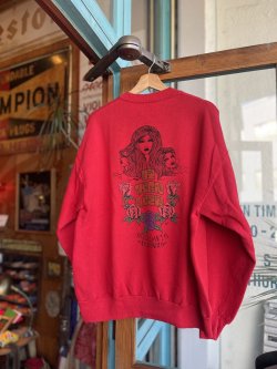 画像1: SIXHELMETS CHOPPERS “MI VIDA LOCA” VTG SWEATSHIRT DRAWN BY BOULEVARD FEVER ART XL