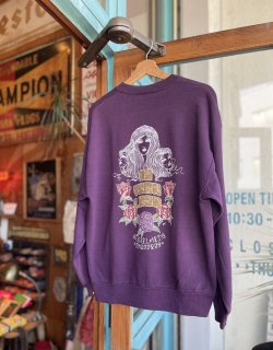 画像1: SIXHELMETS CHOPPERS “MI VIDA LOCA” VTG SWEATSHIRT DRAWN BY BOULEVARD FEVER ART L