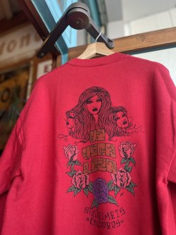 画像4: SIXHELMETS CHOPPERS “MI VIDA LOCA” VTG SWEATSHIRT DRAWN BY BOULEVARD FEVER ART XL