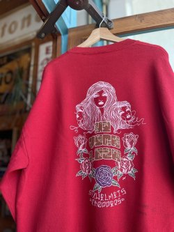 画像4: SIXHELMETS CHOPPERS “MI VIDA LOCA” VTG SWEATSHIRT DRAWN BY BOULEVARD FEVER ART L