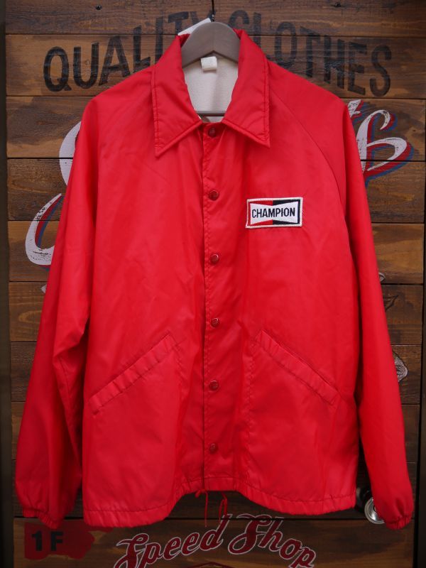 CHAMPION OFFICIAL COACH JACKET LARGE RED - sixhelmets quality clothes