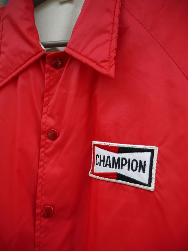 CHAMPION OFFICIAL COACH JACKET LARGE RED - sixhelmets quality clothes
