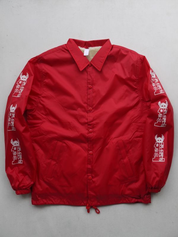 #1 SIXHELMETS COACH JACKET RED - sixhelmets quality clothes