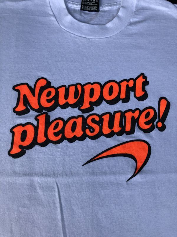 90s Newport／ニューポート プリントＴシャツ 企業モノ 超安い - asa