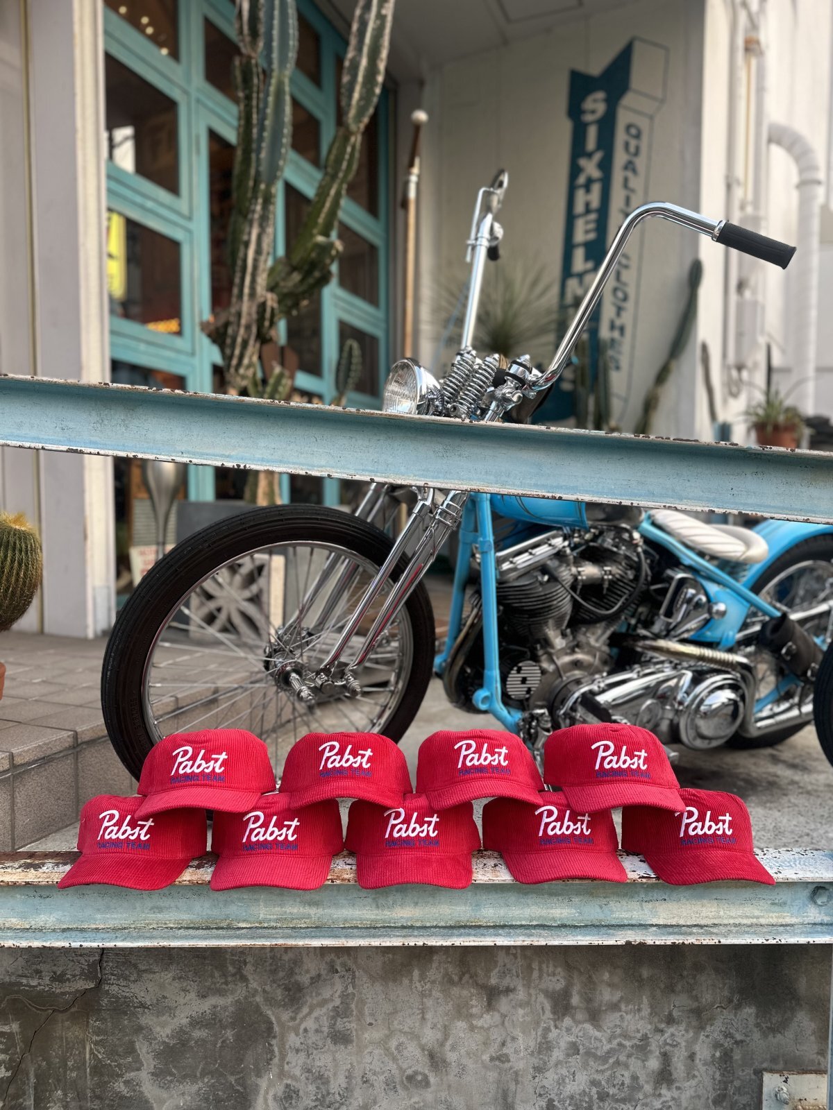 PABST BLUE RIBBON BEER RACING TEAM CORDUROY CAP RED - sixhelmets ...