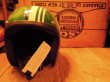 画像1: SHOEI Fancy Stripe Green Motor Cycle Helmet 1970s