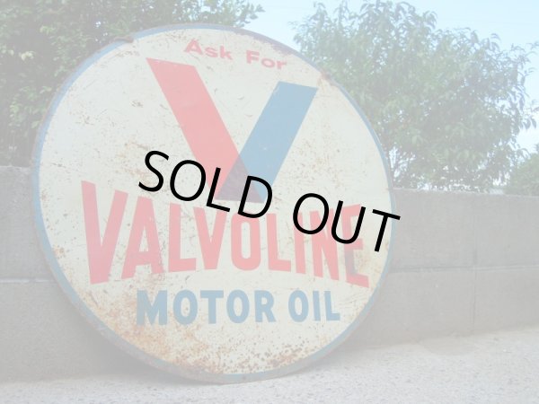 画像1: VINTAGE VALVOLINE MOTOR OIL SIGN