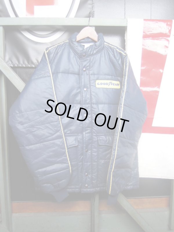 画像1: GOOD YEAR OFFICIAL PUFFY RACING JACKET LARGE