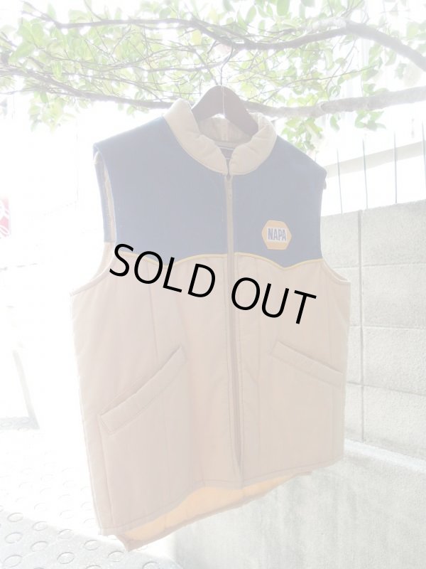 画像1: NAPA 2-TONE Puffy Racing Vest