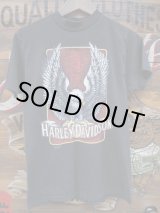 画像: HARLEY DAVIDSON Vintage Eagle Logo T-Shirt 