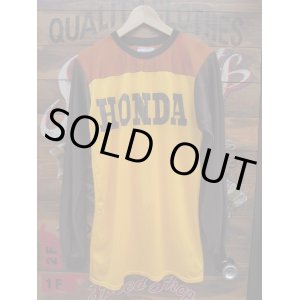 画像: HONDALINE Vintage Motocross Shirt Yellow×Brown