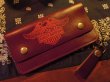 画像1: VINTAGE HARLEY DAVIDSON OFFICIAL LONG WALLET WINE RED